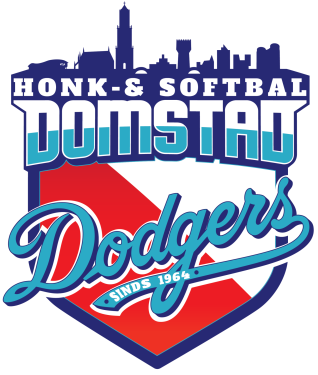 Logo Domstad Dodgers honk- en softbal
